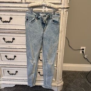 Acid wash high rise Kancan jeans size 7/27